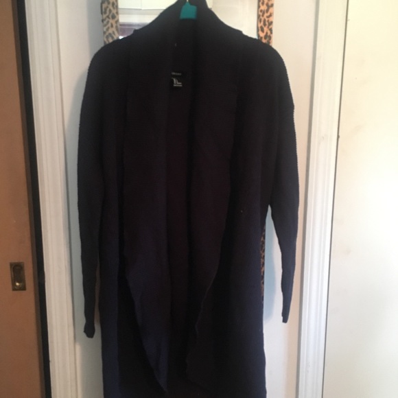 Navy blue Forever21 cocoon cardigan SZ S - Picture 1 of 2